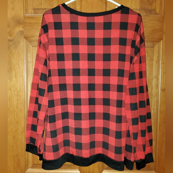 Daisy Rae Plaid Top - Picture 2 of 4